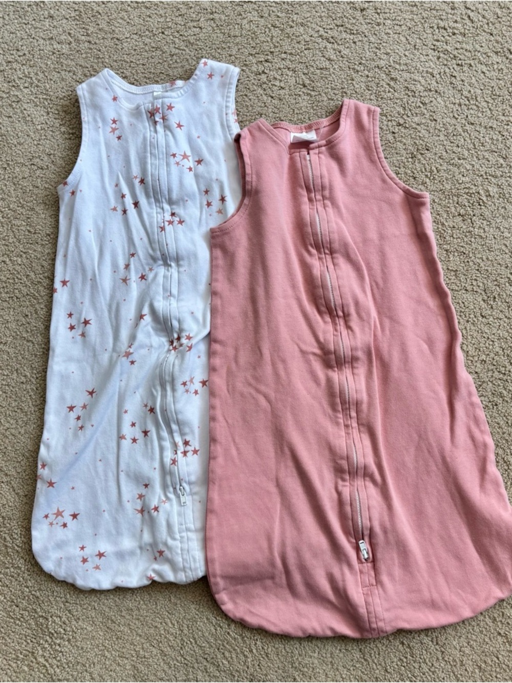 Cotton Infant Sleep Sacks - 3-6 months